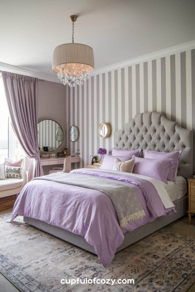 Lavender Chic Suite Bedroom