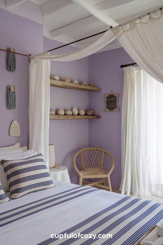 Lavender Coastal Breeze Bedroom