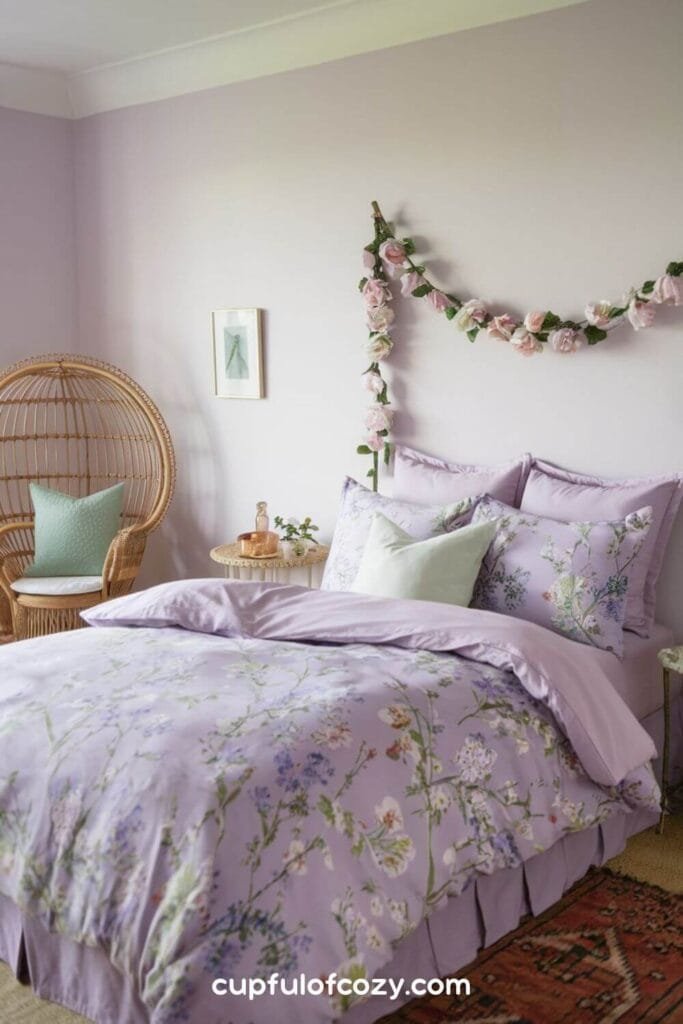 Lavender Garden Bloom Bedroom