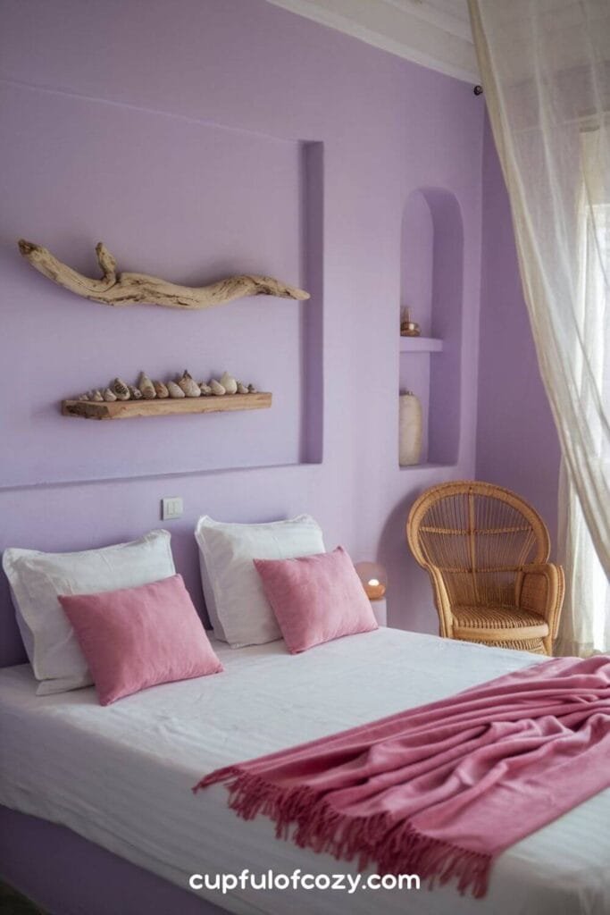 Lavender Ocean Whisper Bedroom