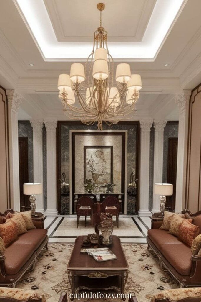 Layered Rug Living Room