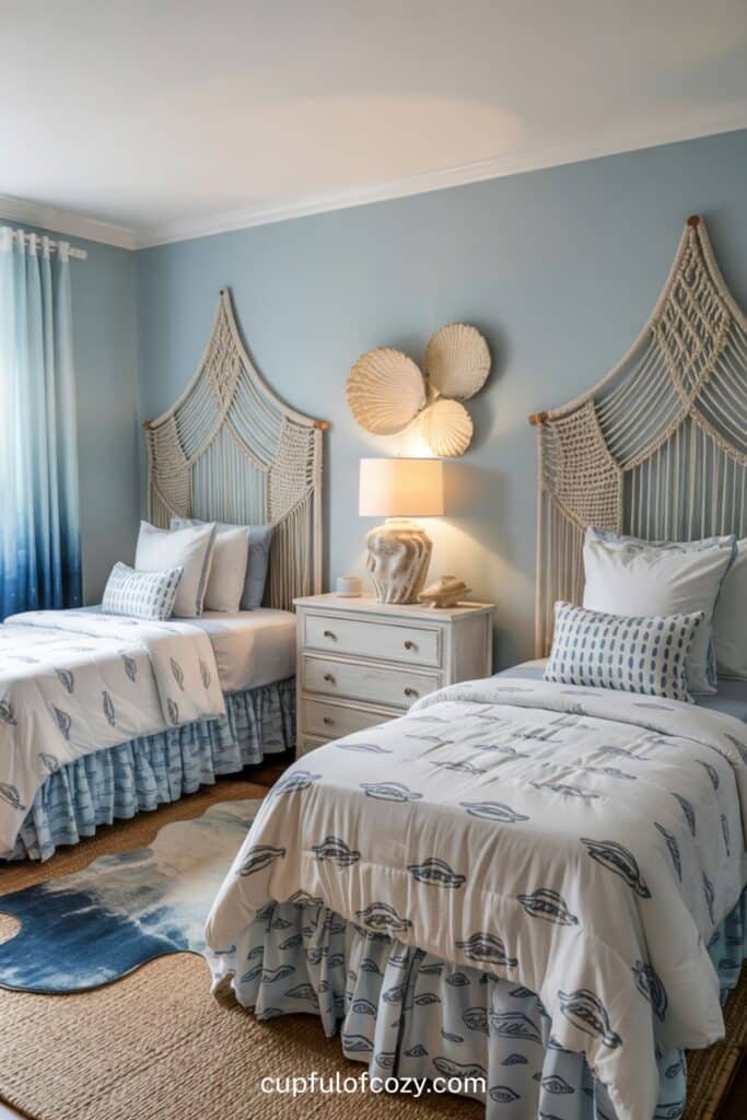 Macramé Wall Hangings That Double as Headboards