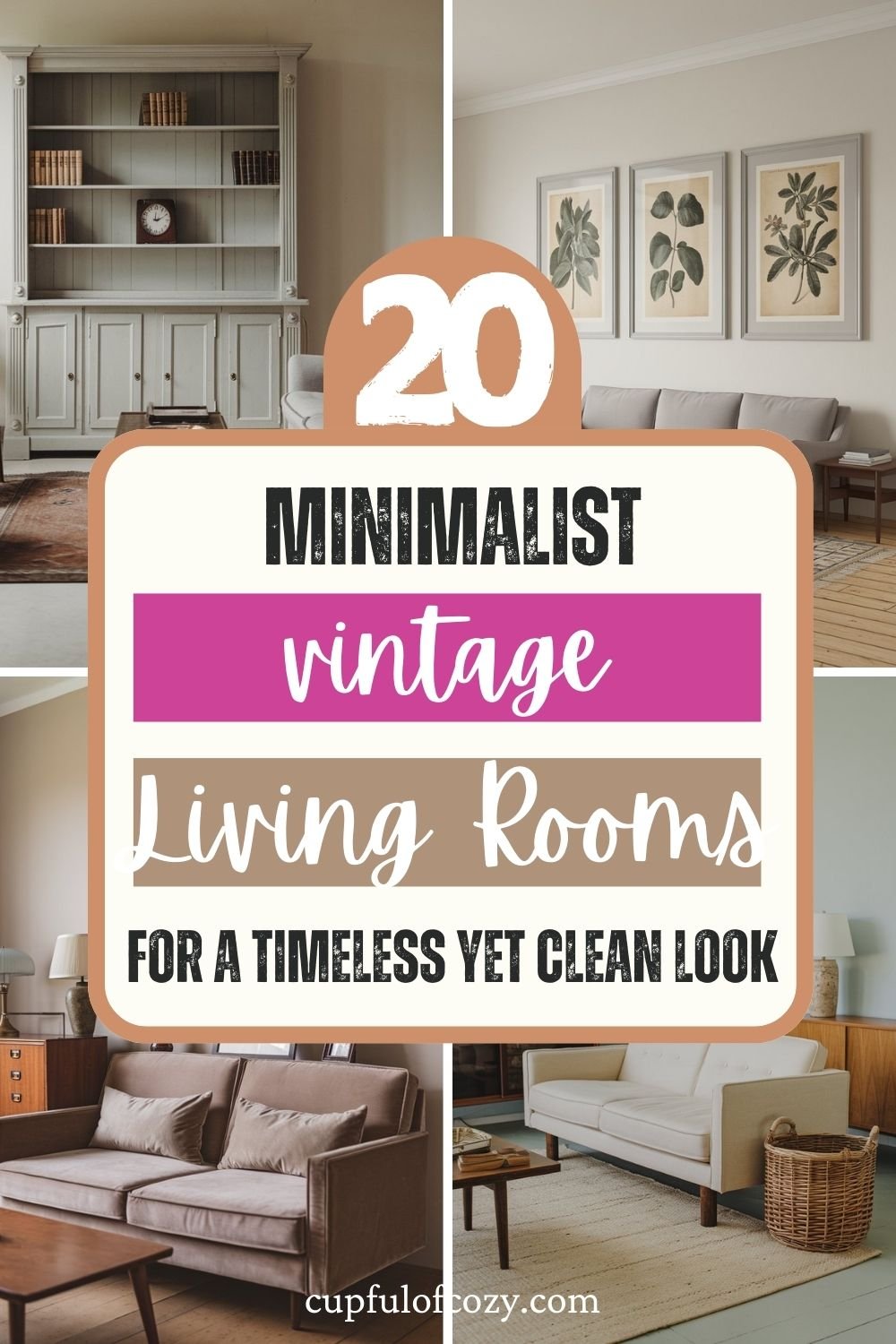 Minimalist Vintage Living Room (2)