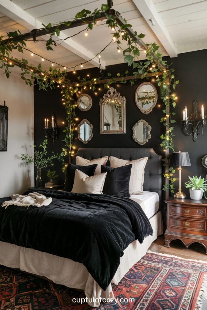 Mirror Magic Light Multiplier Canopy Bedroom
