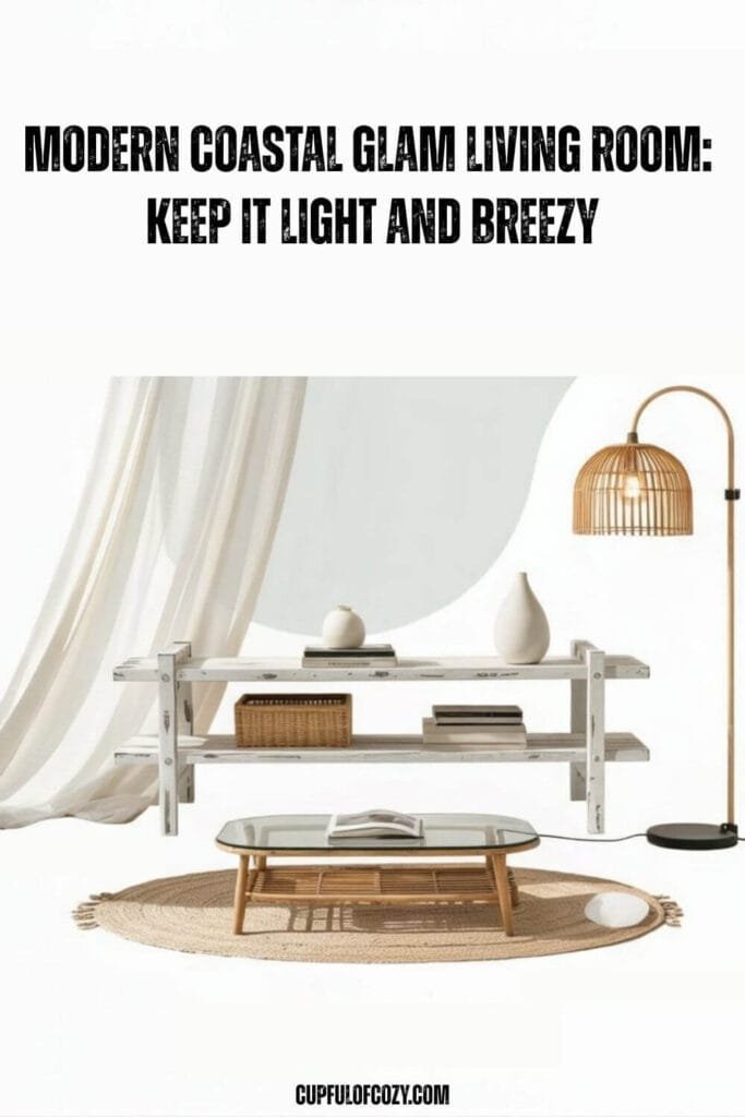 Modern Coastal Glam Living Room_ Keep It Light and Breezy