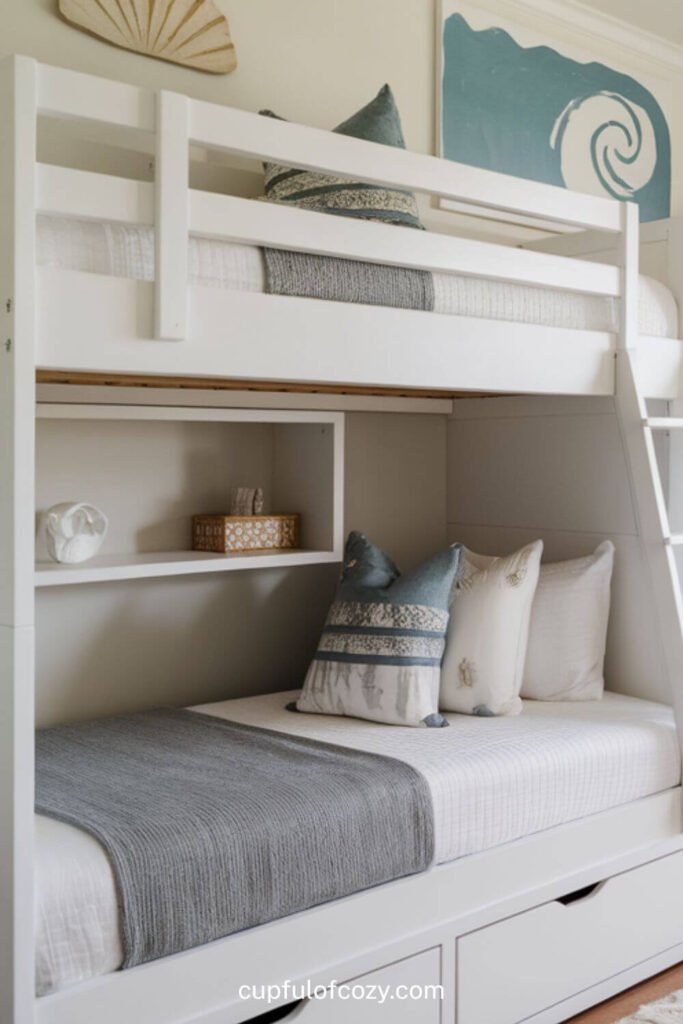Modern Minimalist Beach Bunks That Feel So Fresh