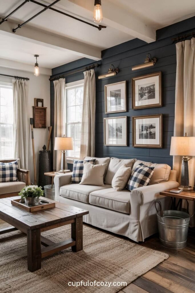 Navy Blue Accent Wall_ Bold Backdrop Magic