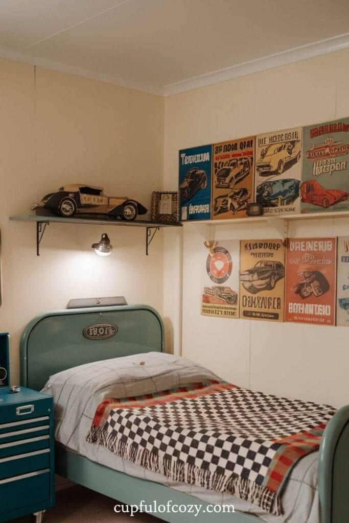 Nostalgic Car Shop Bedroom