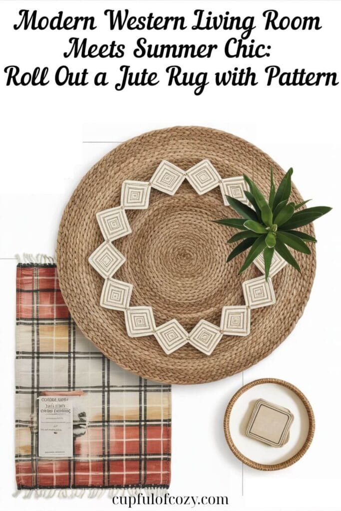 Roll Out a Jute Rug with Pattern