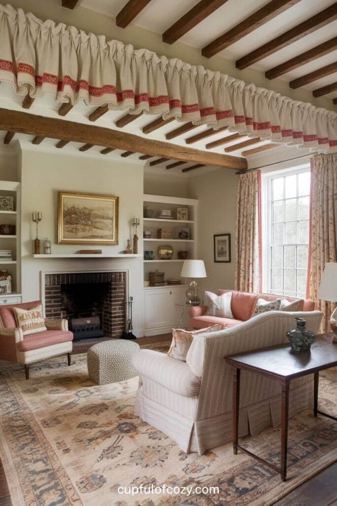 Ruffled Valance for Window Whimsy