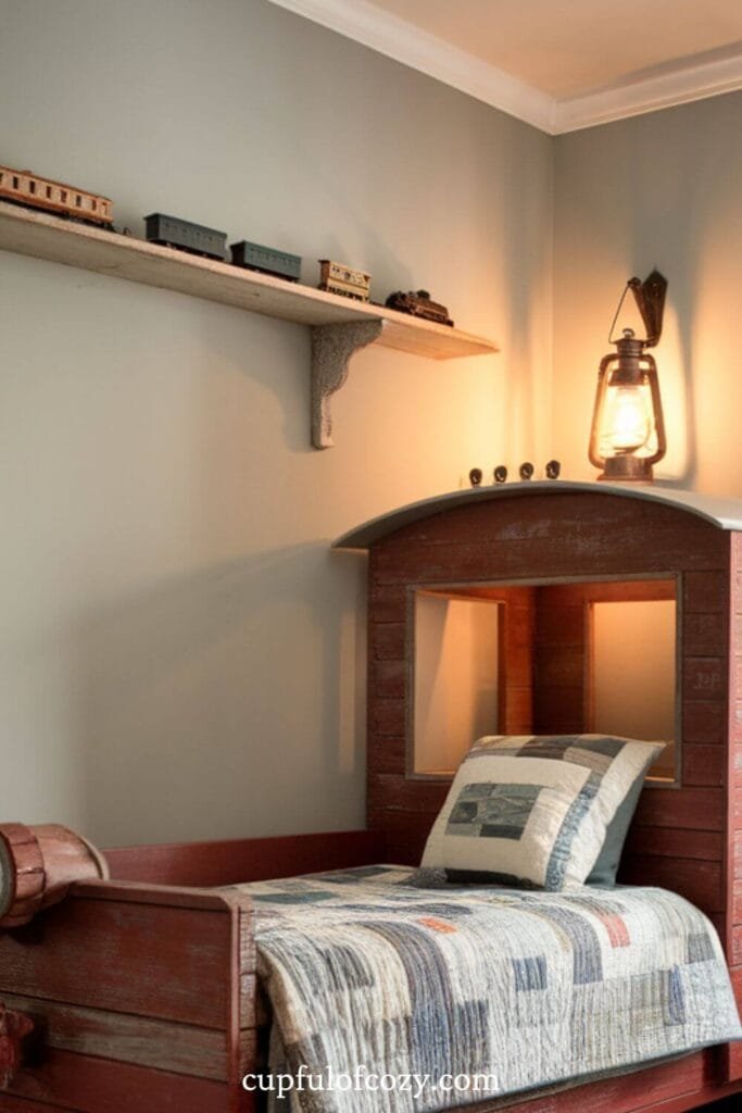 Rusty Train Haven Bedroom