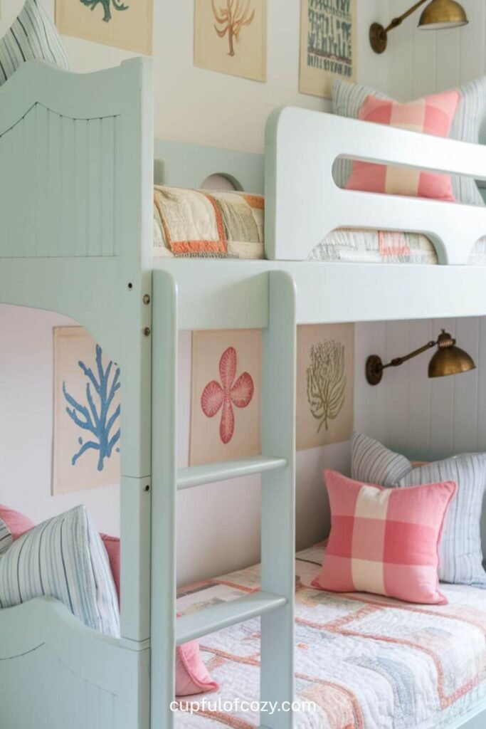 Seaside Cottage Bunks With Vintage Charm