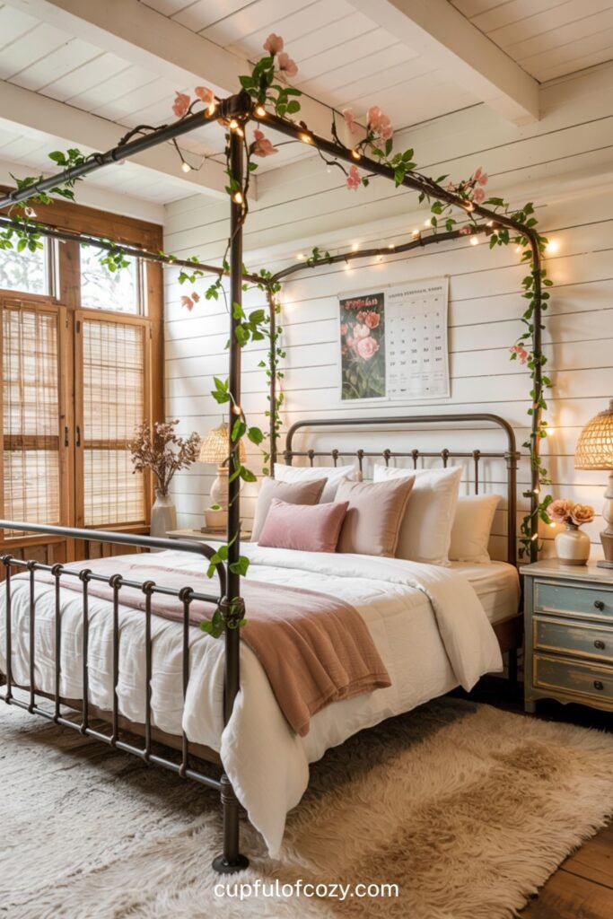 Seasonal Blossom Canopy Bedroom