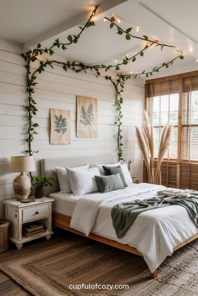 Secret Garden Headboard Canopy Bedroom