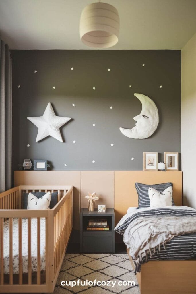 Shared Headboard Wall Setup