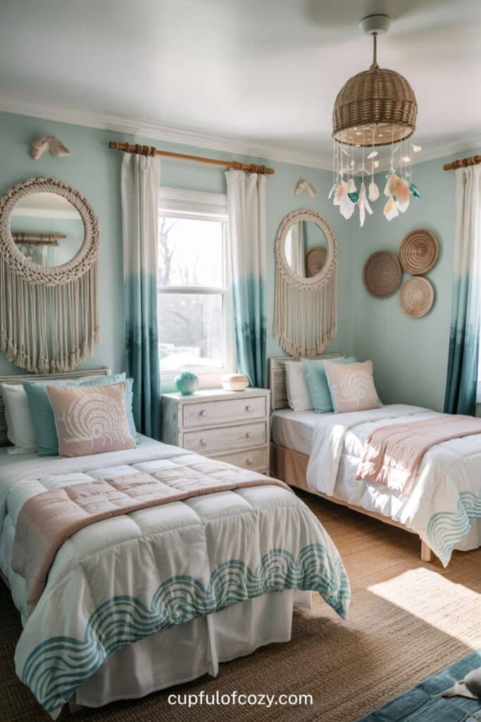 Shell-Adorned Dream Catchers for Beachy Boho Protection
