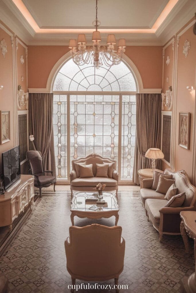Soft Pastel Living Room