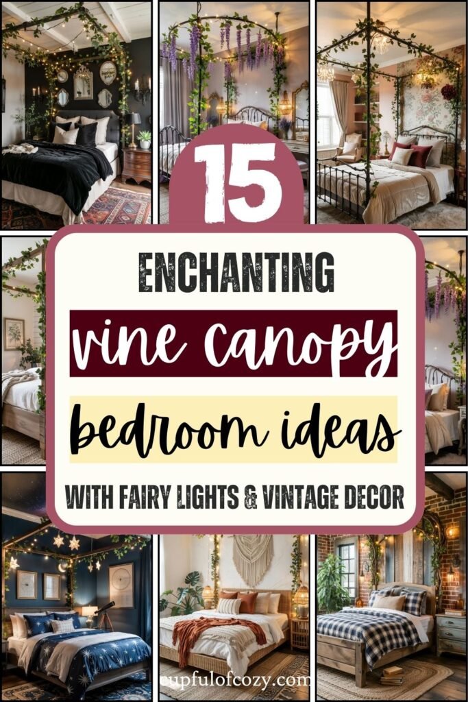 Vine Canopy Bedroom Ideas (2)