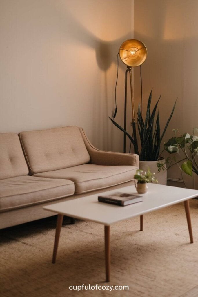 Vintage Brass Lamp for a Golden Vibe