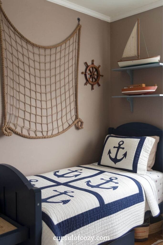 Vintage Sailor’s Cove Bedroom