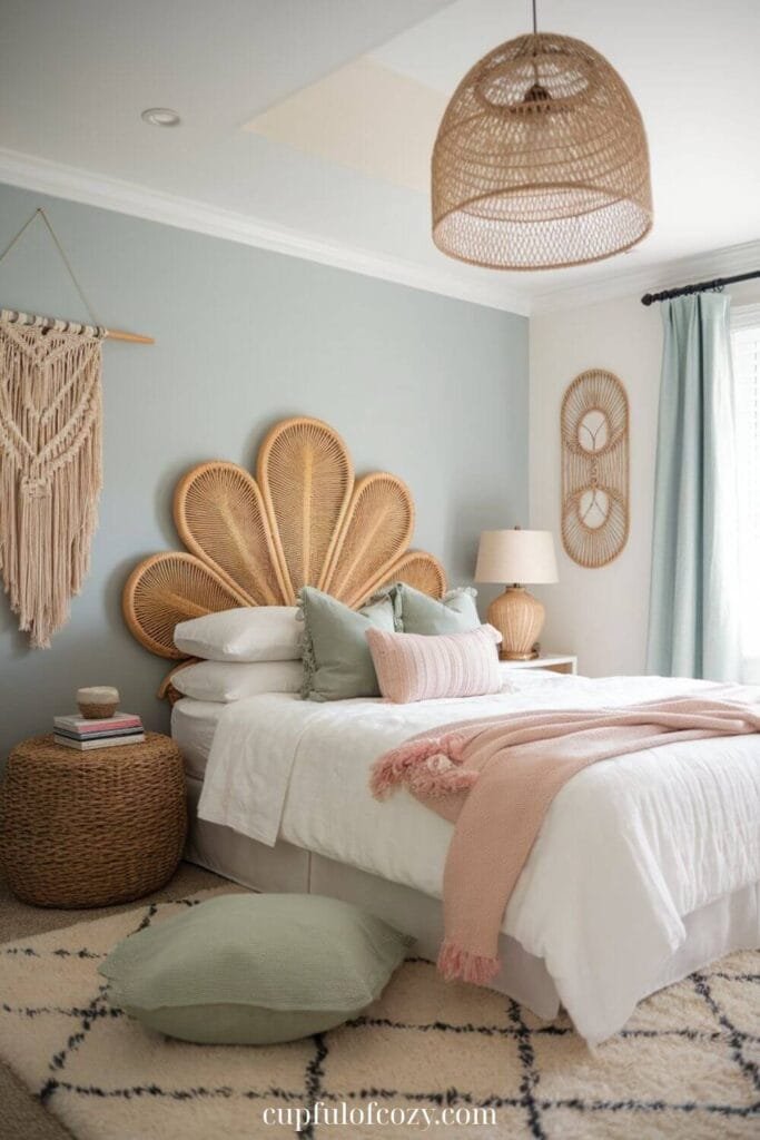 Wicker Wave Bedroom