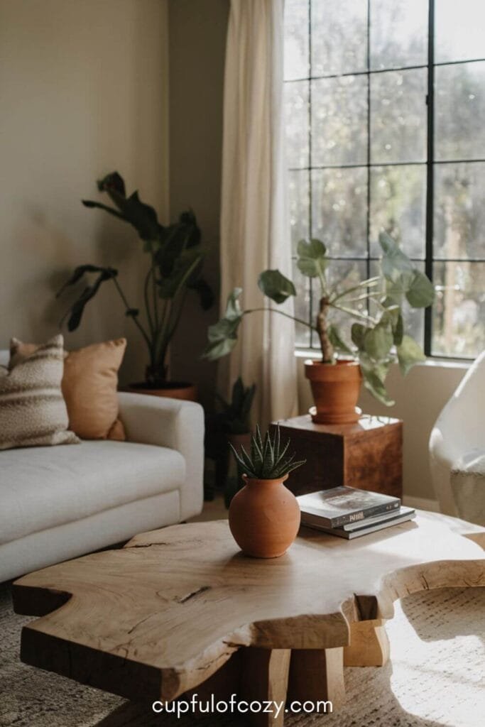 Wooden Coffee Table Living Room