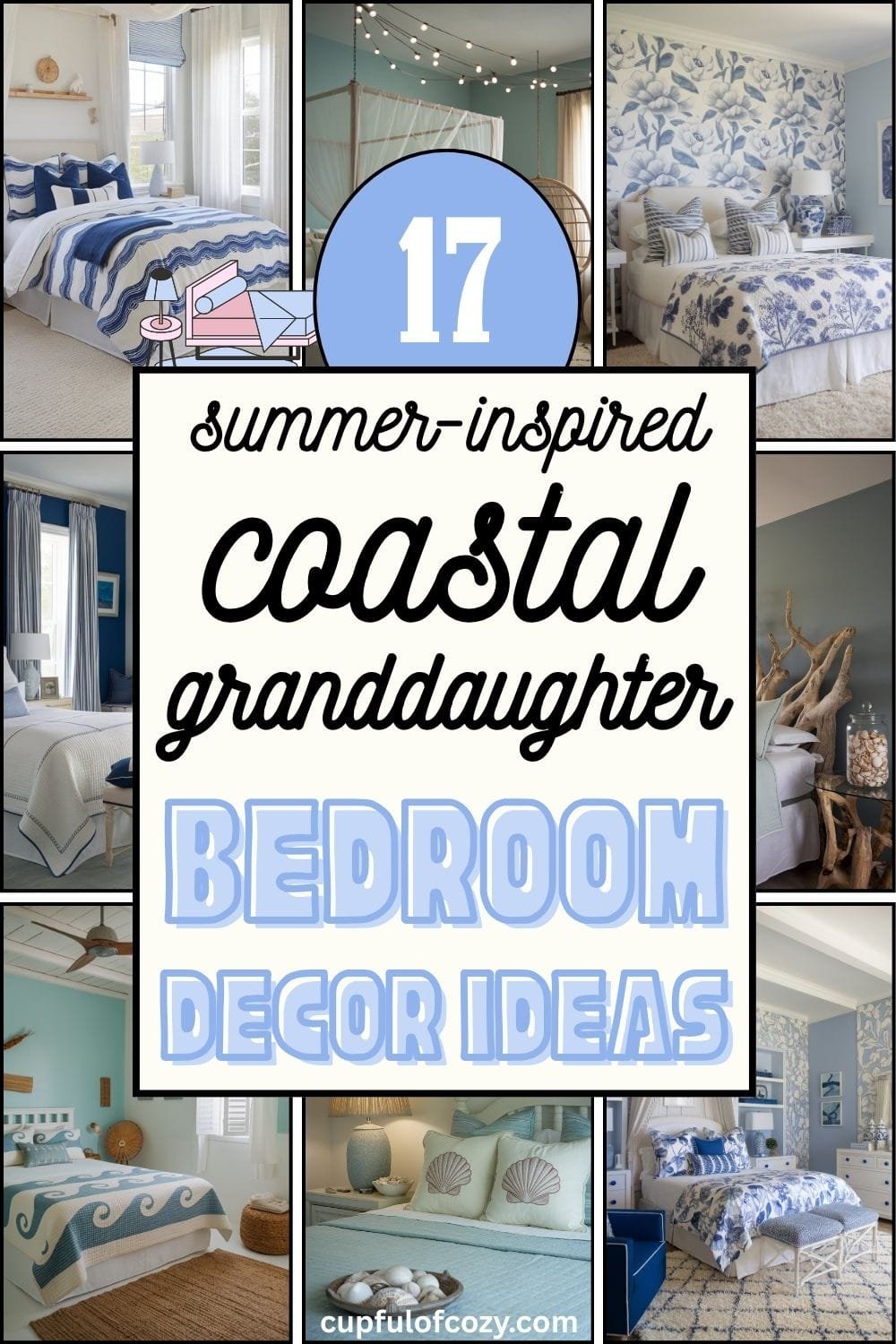 17 Coastal Granddaughter Bedroom Ideas That Feel Like Summer All Year