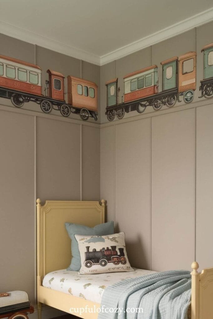 muted Pastel Train Stop Bedroom (2)