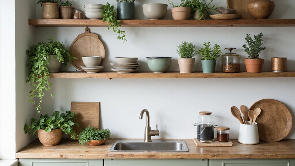 How to Make a Small Kitchen Shine with Modern Rustic Green Decor