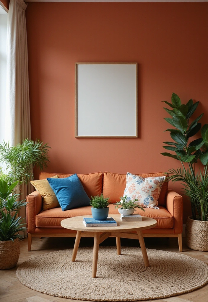 18 Cozy and Chic Modern Mediterranean Living Room Designs That Will Inspire You! - 3. Earthy Terracotta Tones