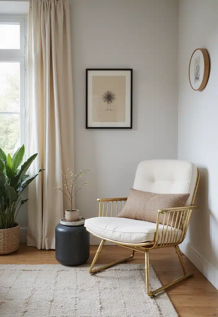 20 Jaw-Dropping Cream Black and Gold Living Room Designs You Need to See! - 9. Accent Chairs