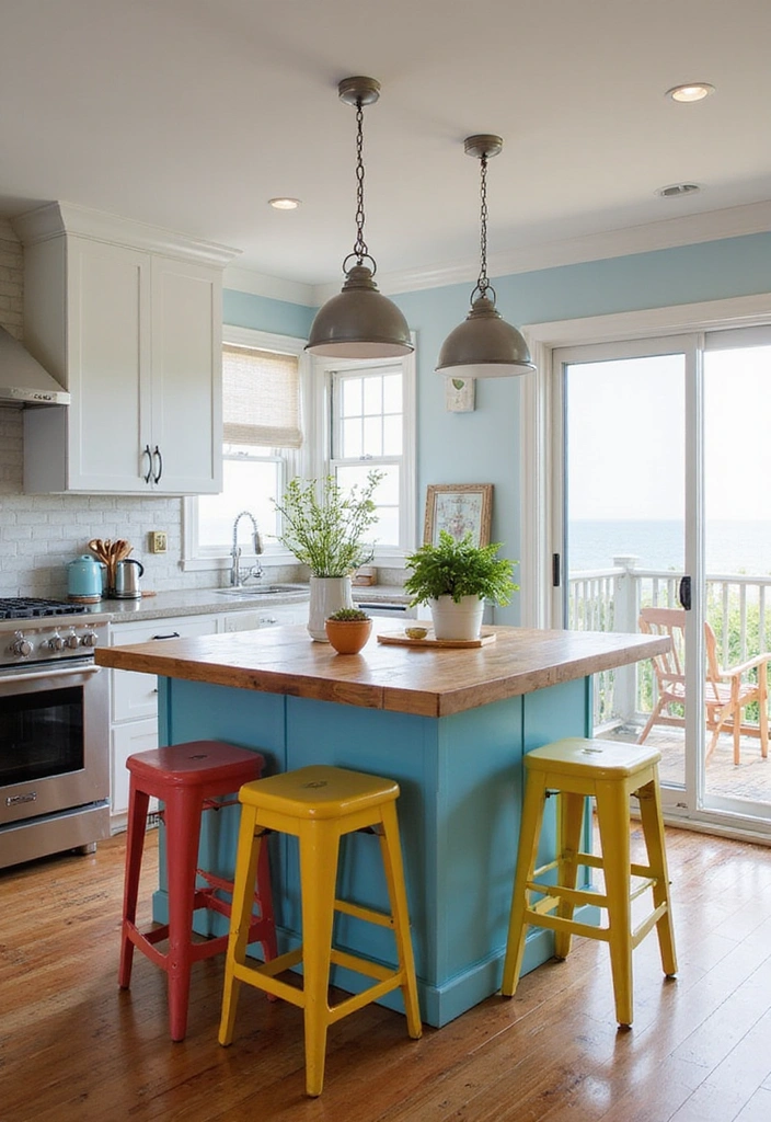 20 Stunning Small Beach House Kitchen Coastal Style Ideas You Can't Miss! - 8. Functional Yet Stylish Furniture