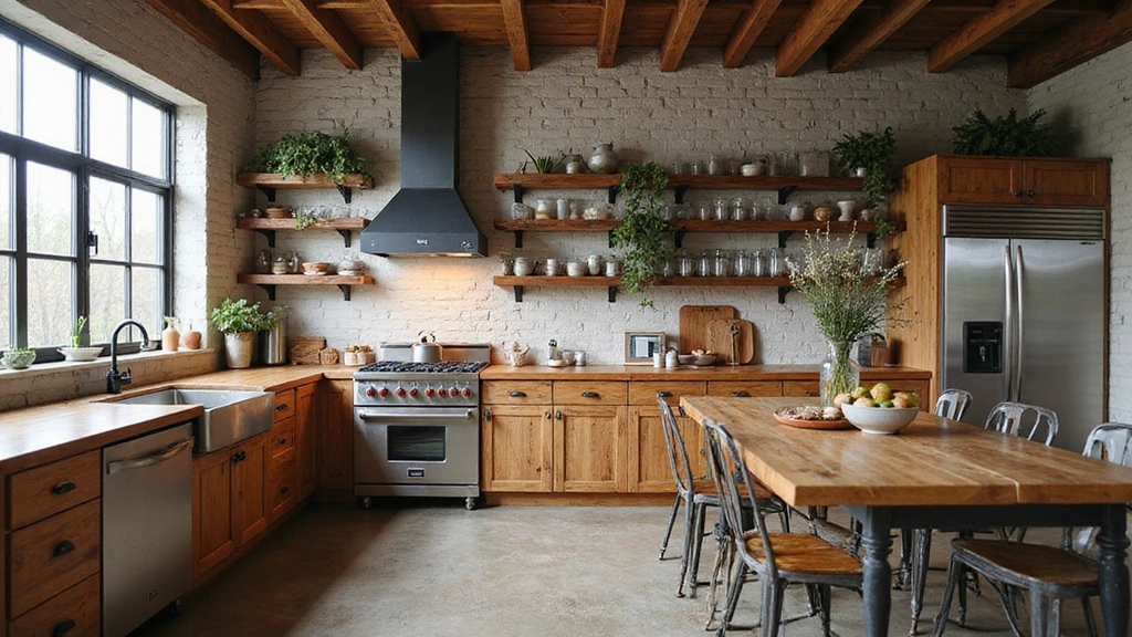 Step By Step Guide: Achieving Eco-Friendly Industrial Decor in Your Rustic Kitchen