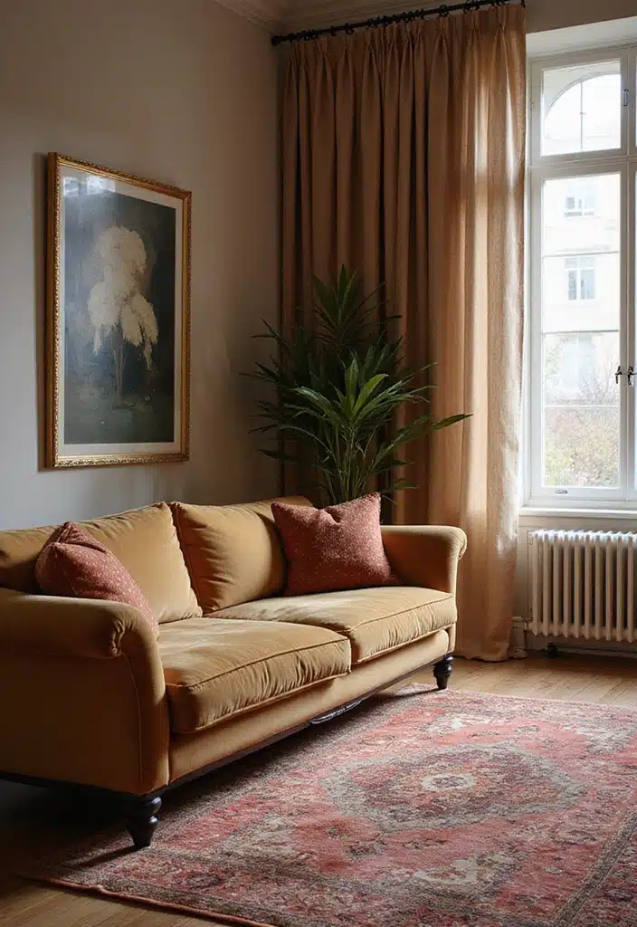 15 Old Money Living Room Ideas That Feel Timeless, Elegant, and Understated - 2. Rich Textiles