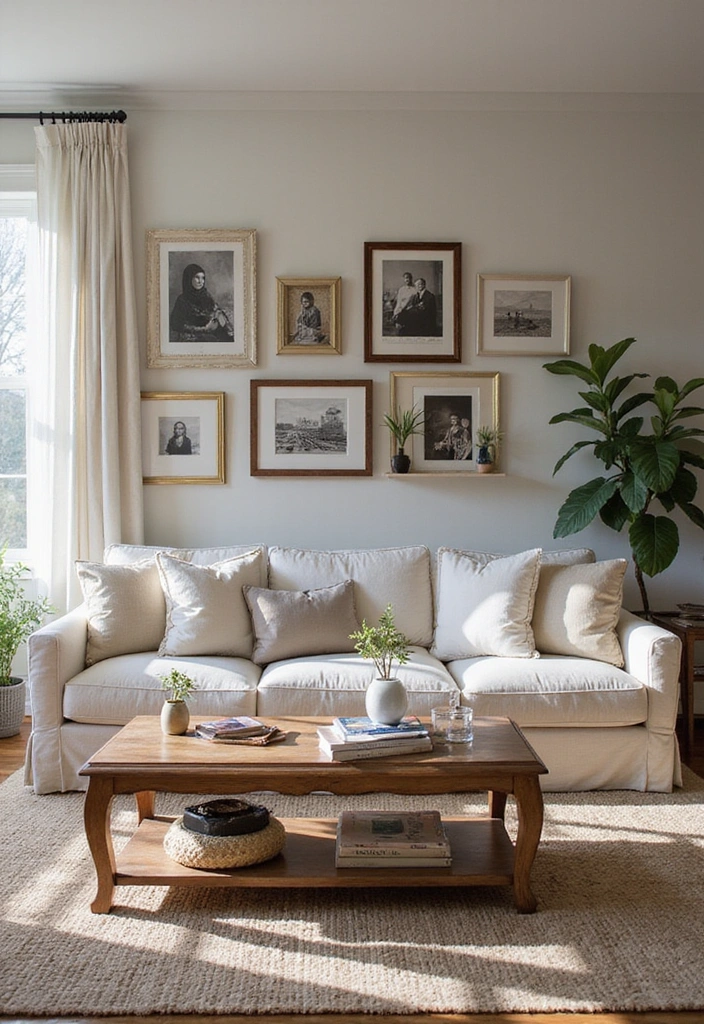 20 Elegant Living Room Makeover Ideas That Are Surprisingly Budget-Friendly! - 12. Personal Touches