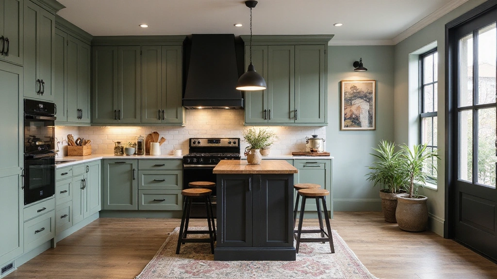 20 Unique Sage Green and Black Kitchen Ideas That Will Make You Fall in Love with Cooking Again!