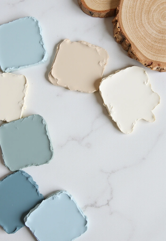 20 Stunning Small Beach House Kitchen Coastal Style Ideas You Can't Miss! - 1. Ocean-Inspired Color Palettes