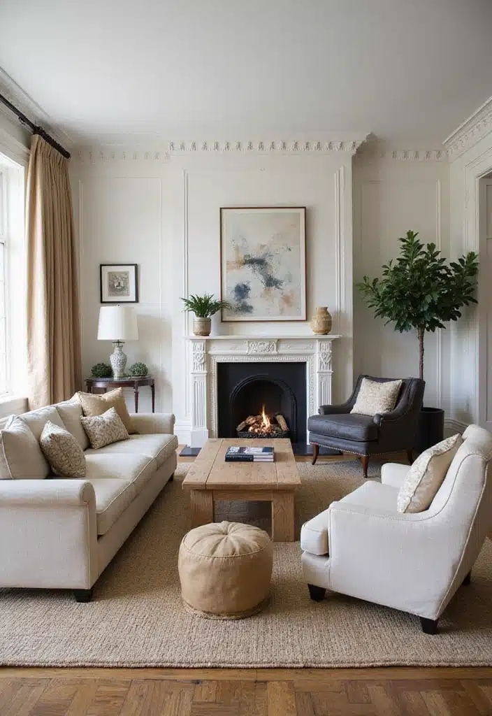 15 Old Money Living Room Ideas That Feel Timeless, Elegant, and Understated - 6. Architectural Details