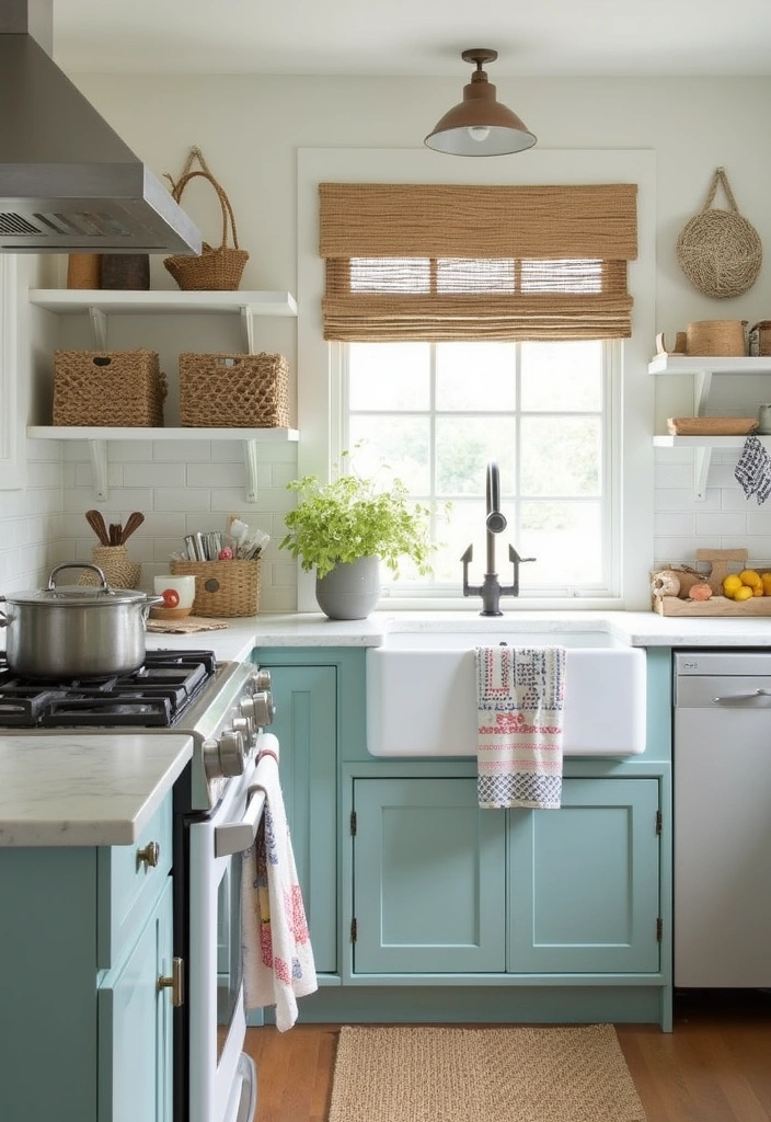 20 Budget-Friendly Coastal Hamptons Style Kitchen Ideas That Look Expensive! - 7. Nautical Decor