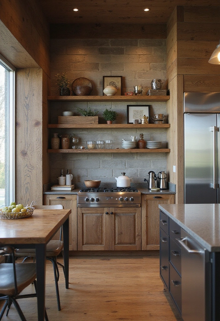 Step By Step Guide: Achieving Eco-Friendly Industrial Decor in Your Rustic Kitchen - 3. Integrate Steel Accents