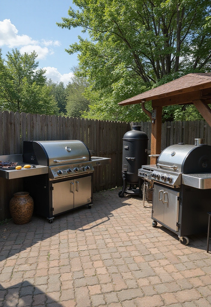 21 Jaw-Dropping Backyard Outdoor Kitchen Designs to Elevate Your Summer BBQs! - 7. The Ultimate BBQ Station