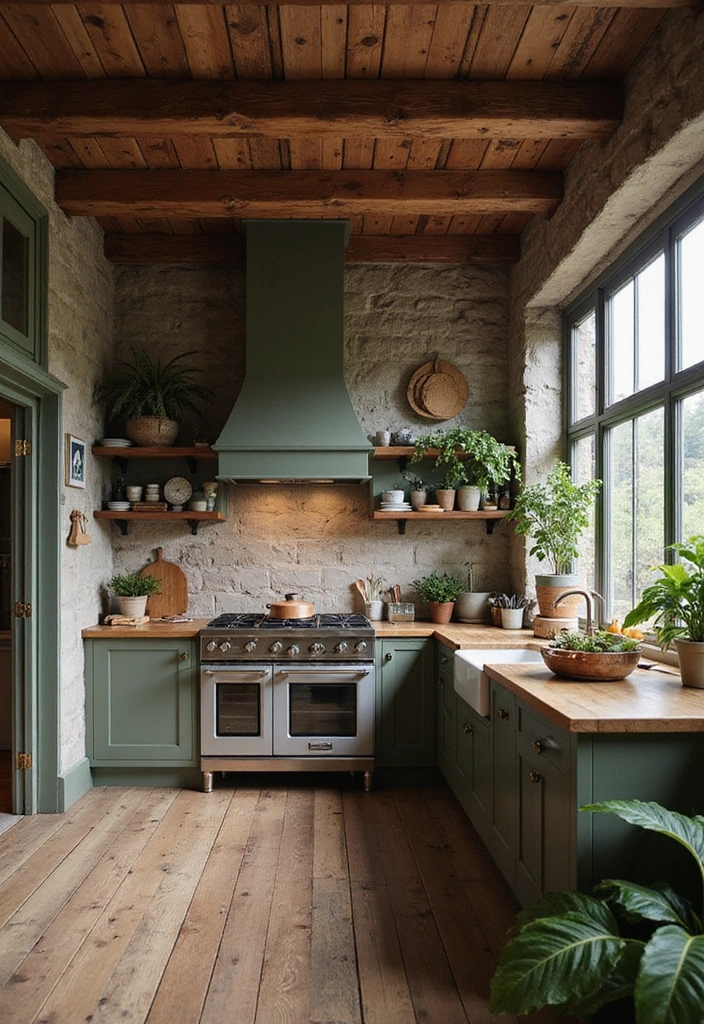 Step By Step Guide: Achieving Eco-Friendly Industrial Decor in Your Rustic Kitchen - 9. Choose Earthy Color Palettes