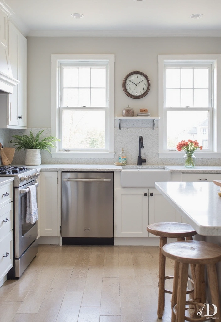 20 Budget-Friendly Coastal Hamptons Style Kitchen Ideas That Look Expensive! - 13. Stylish Appliances