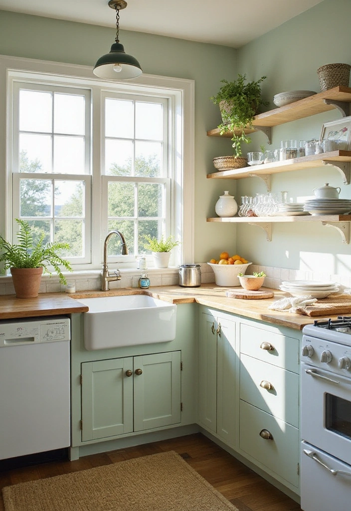 20 Charming Small Coastal Cottage Kitchens to Spark Your Decor Dreams! - 6. Bright and Airy Spaces