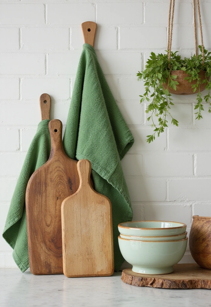 How to Make a Small Kitchen Shine with Modern Rustic Green Decor - 5. Utilize Green Kitchen Accessories