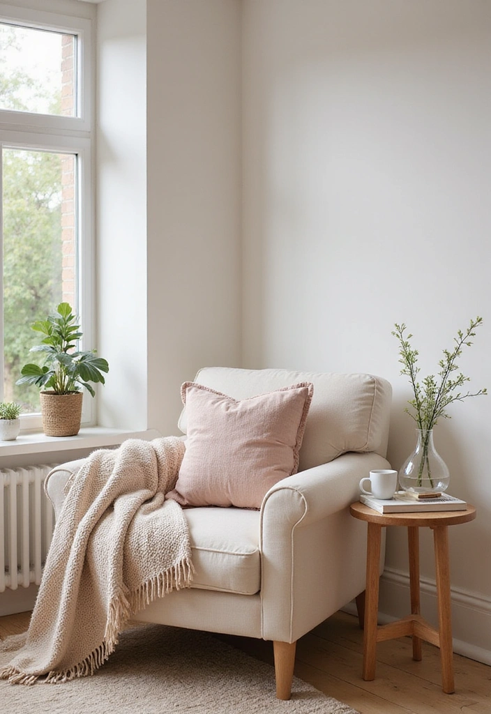19 Affordable Girly Living Room Decor Ideas That Look Expensive! (#6 Will Shock You!) - 7. Cozy Nooks with Throws