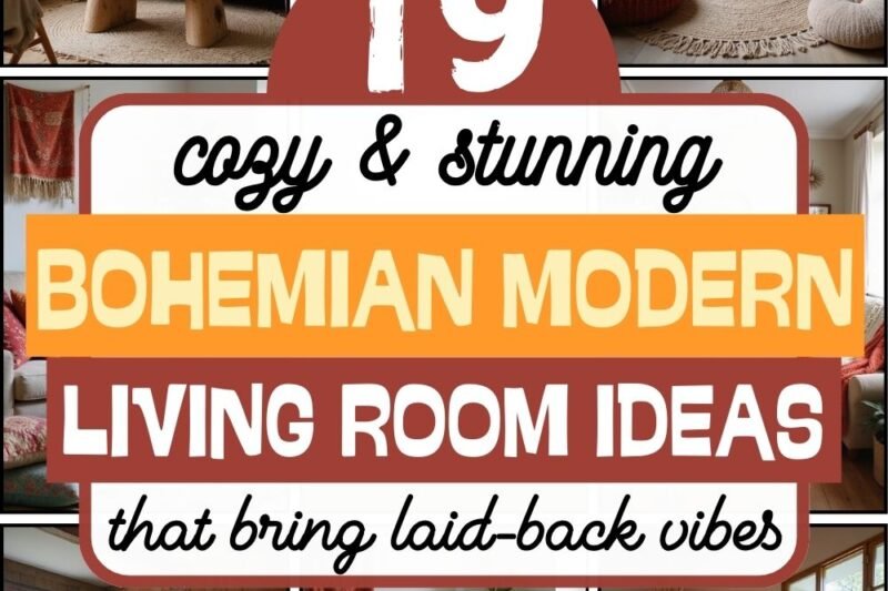 20 Boho Modern Living Room Inspirations That Add Warmth to Your Home!
