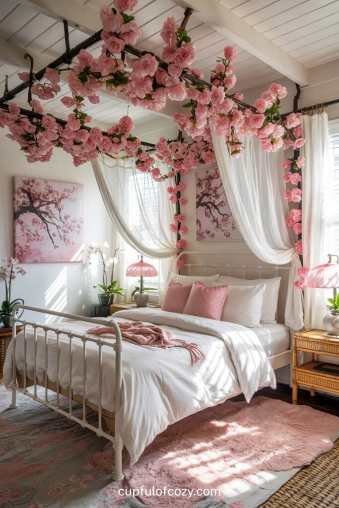 Cherry Blossom Cloud Canopy