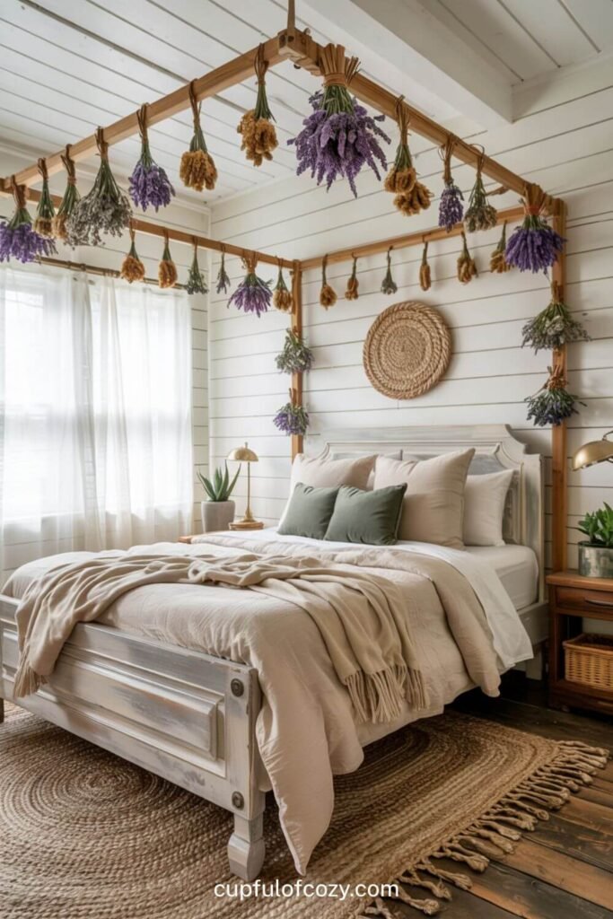 Dried Floral Canopy for Rustic Charm