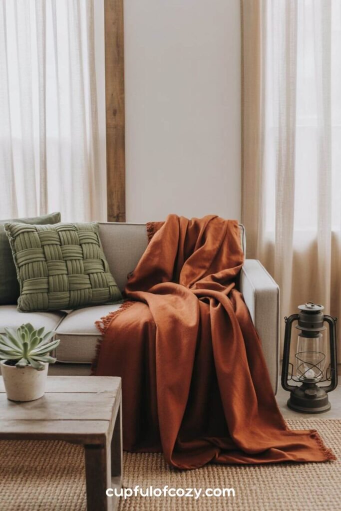 Earth-Toned Vintage Textiles